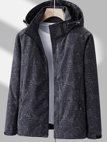 Drune | Damen Wasserdichte Regenjacke mit Kapuze und Winddichtem Reißverschluss