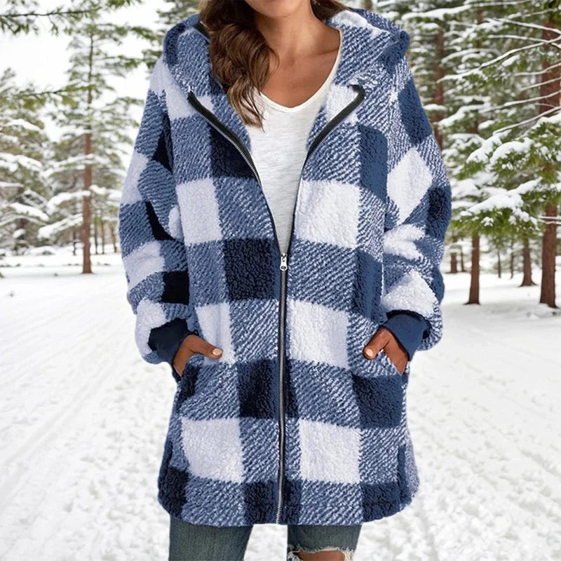 Drune | Jack Winter Patchwork - Langer Drune | Jack mit Kapuze