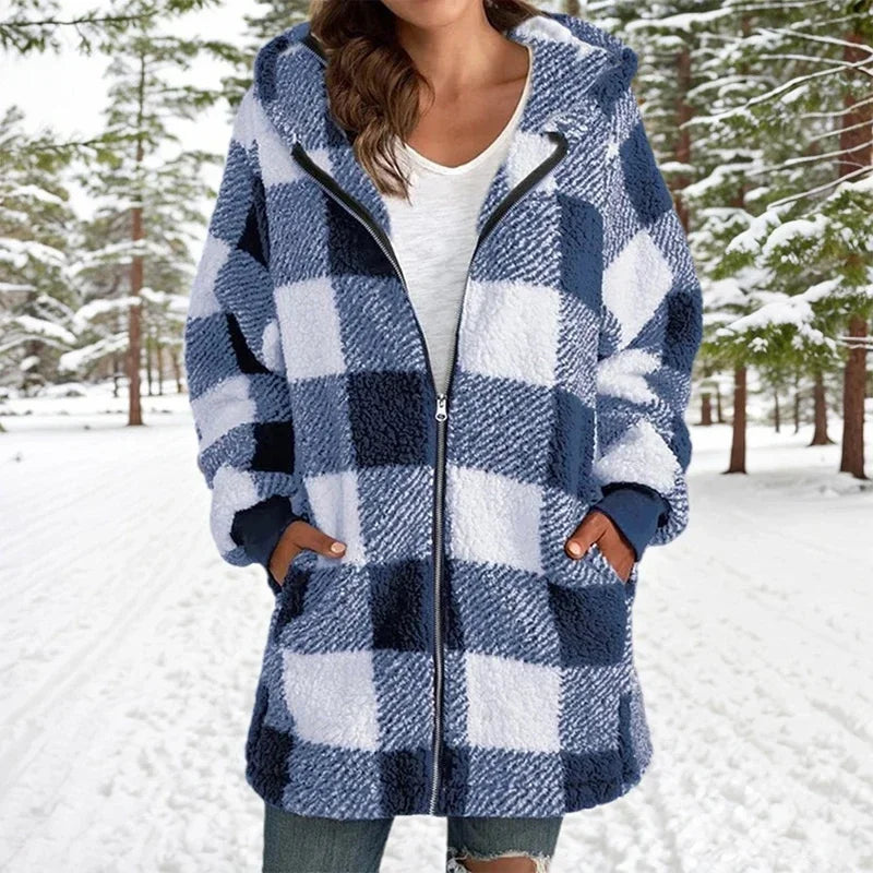 Drune | Jack Winter Patchwork - Langer Drune | Jack mit Kapuze