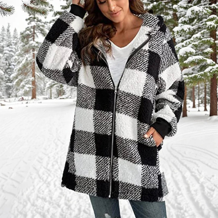 Drune | Jack Winter Patchwork - Langer Drune | Jack mit Kapuze