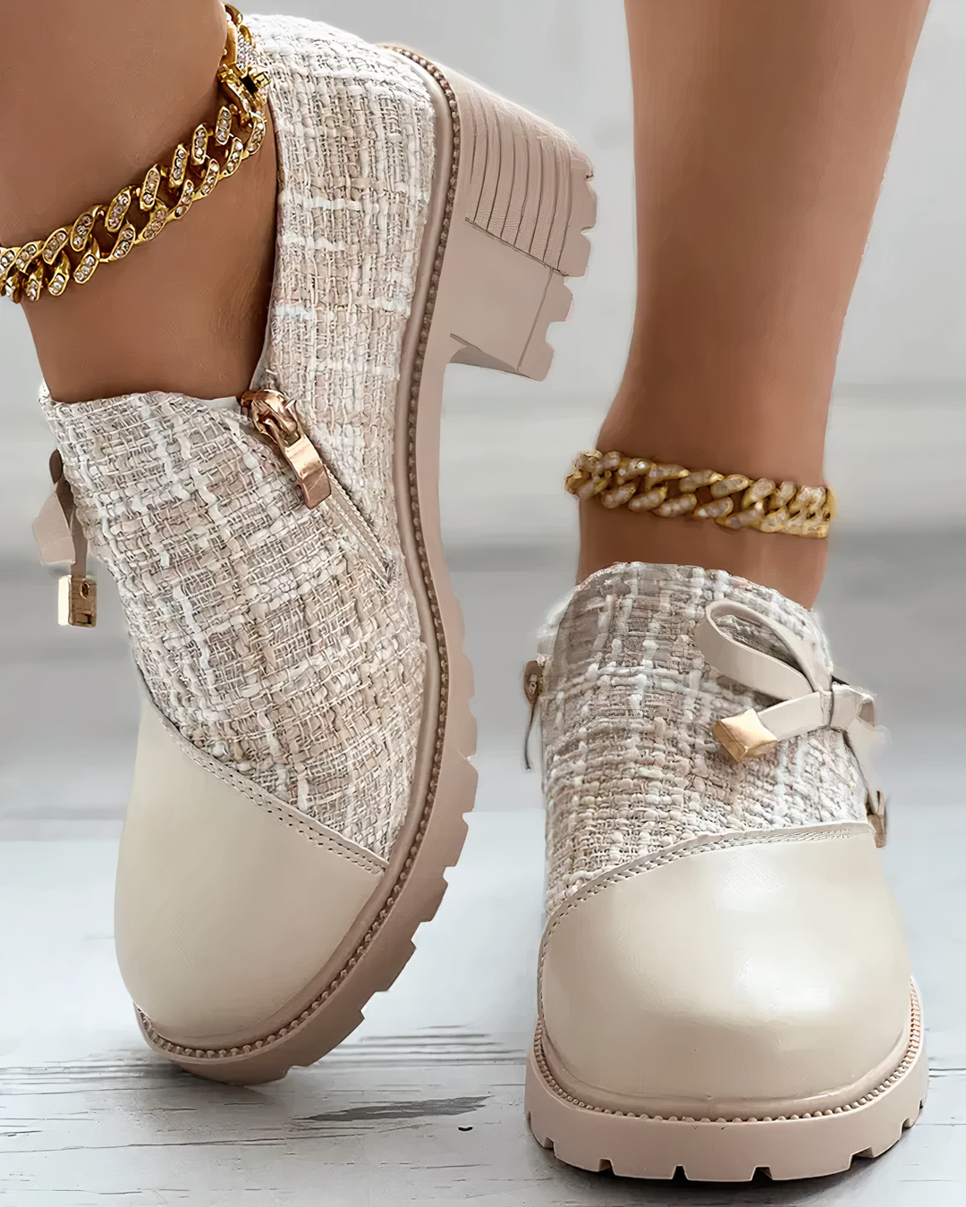 Damen Pumps Mit Breitem Absatz Offene Zehe Drune