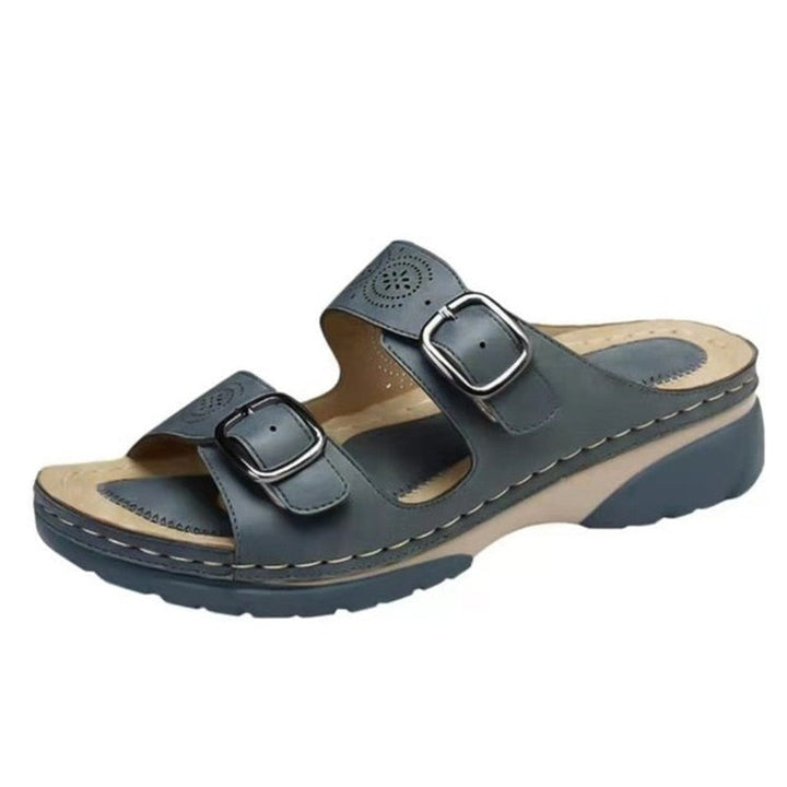 Drune | Riemensandalen Sommerschuhe Orthopädische Slipper Damen