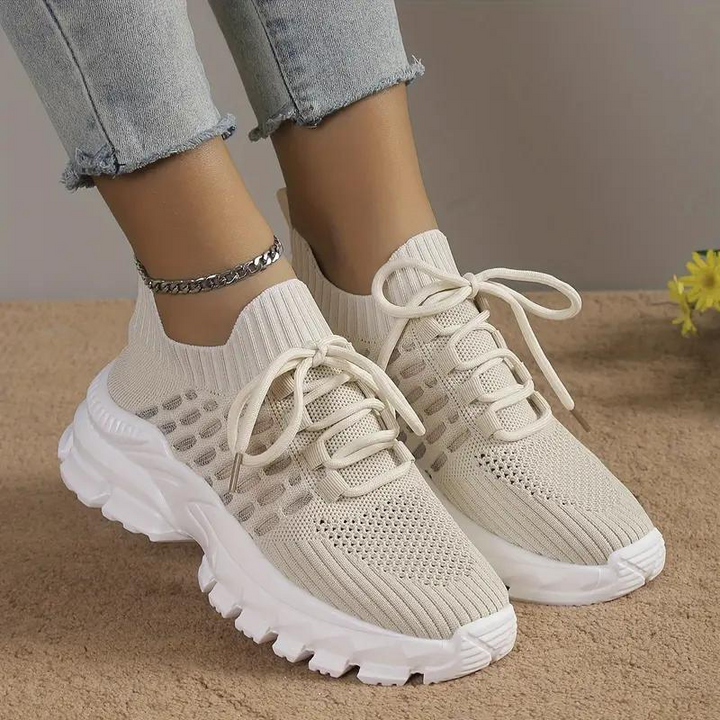 Damen Sneakers - Orthopädisch, Slip-On, Trainer, Laufschuhe Drune