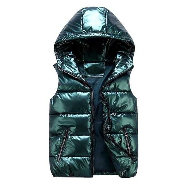 Drune | Kapuze Ärmellos Bodywarmer Puffer Vest