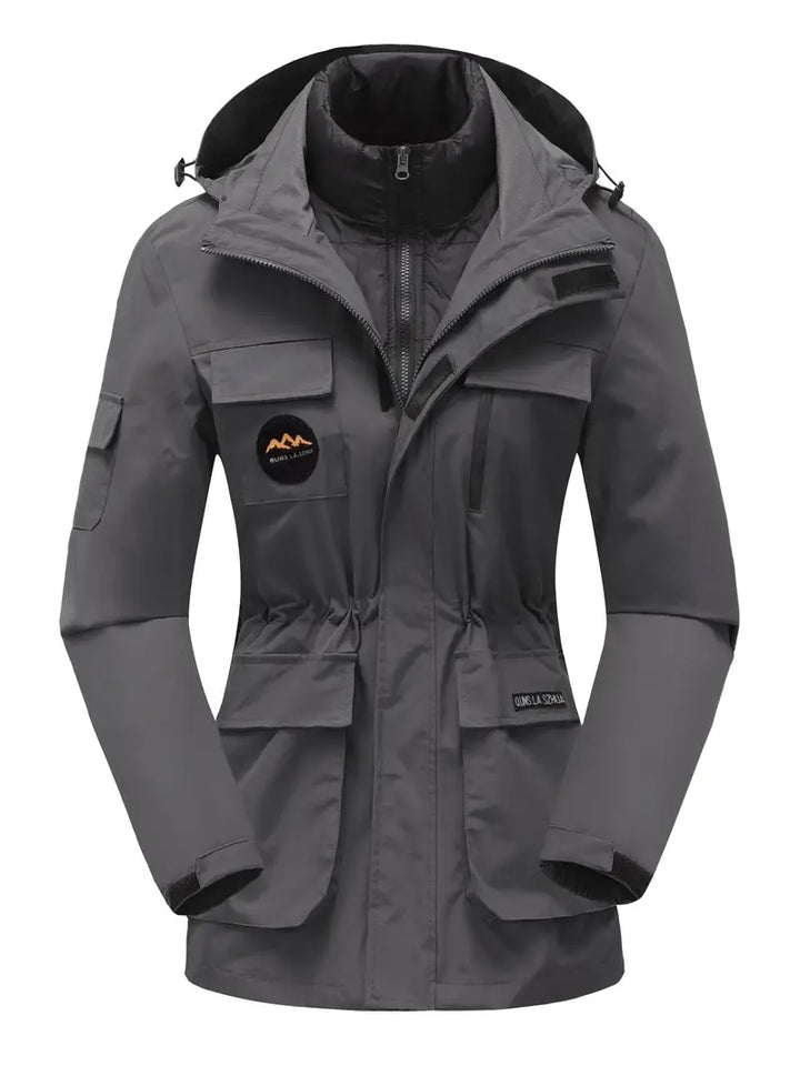 Drune | Kapuze Taschen Schneejacke Winterjacke