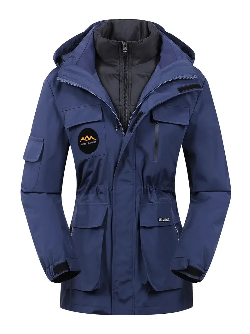 Drune | Kapuze Taschen Schneejacke Winterjacke