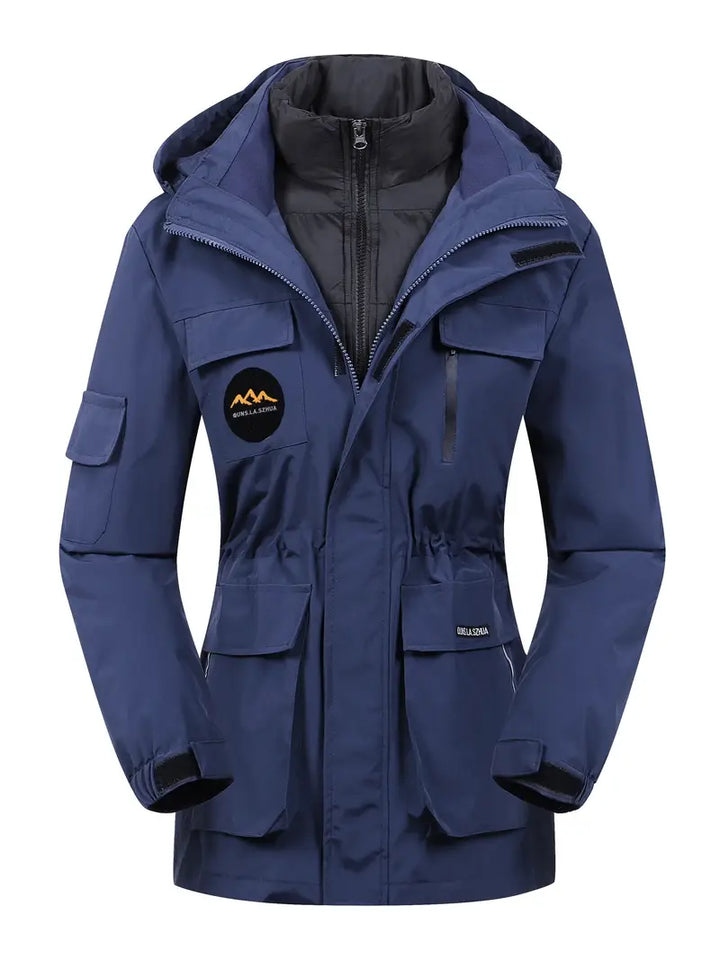 Drune | Kapuze Taschen Schneejacke Winterjacke