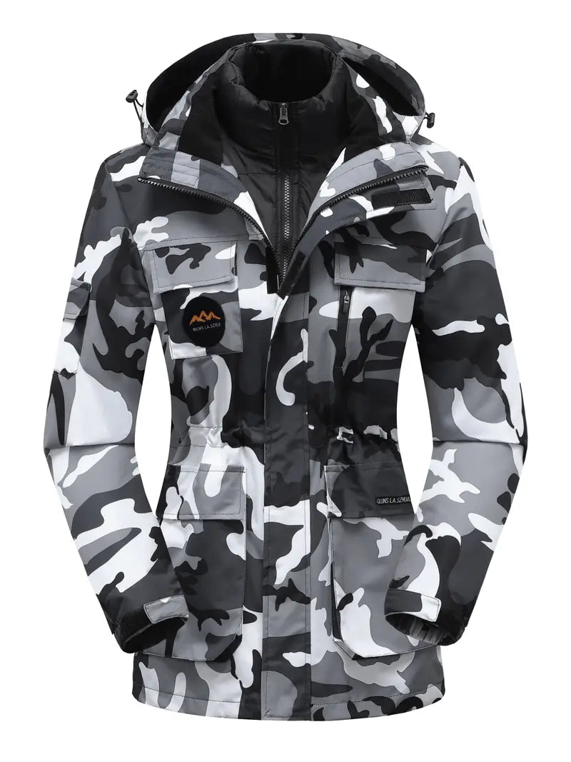Drune | Kapuze Taschen Schneejacke Winterjacke