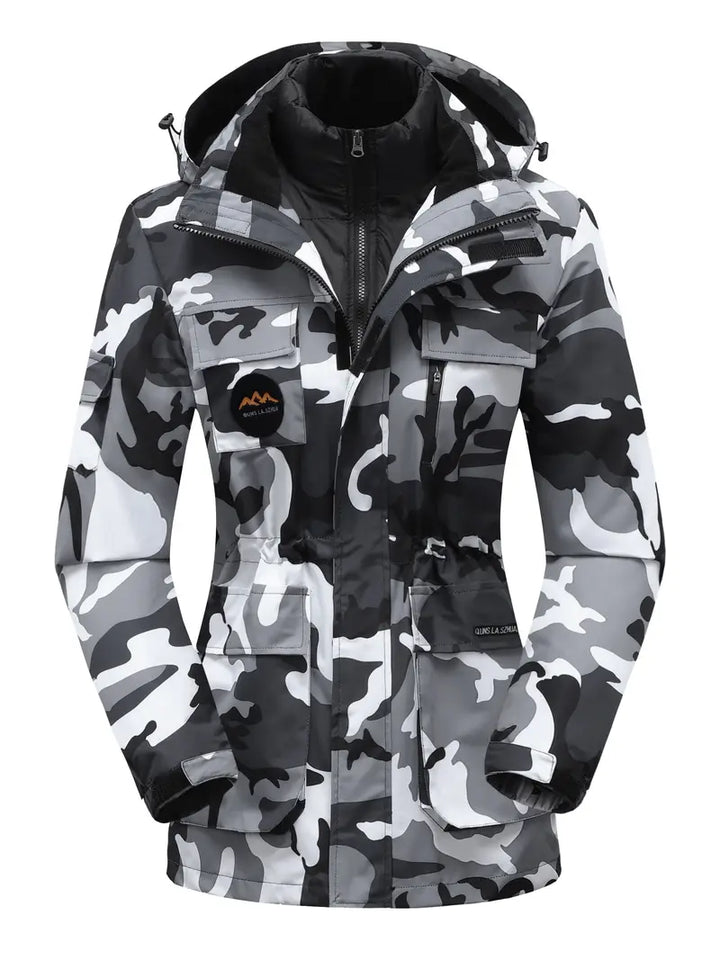 Drune | Kapuze Taschen Schneejacke Winterjacke