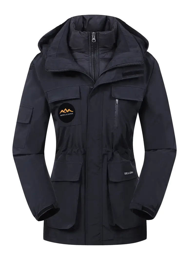 Drune | Kapuze Taschen Schneejacke Winterjacke