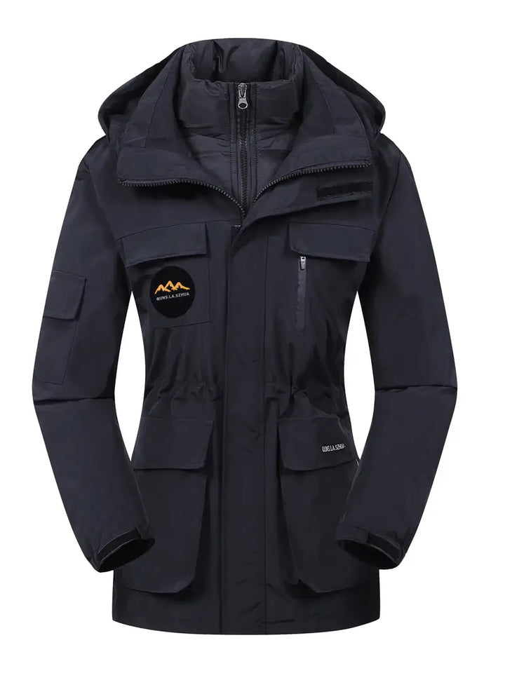 Drune | Kapuze Taschen Schneejacke Winterjacke