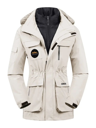 Drune | Kapuze Taschen Schneejacke Winterjacke