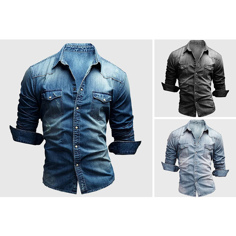 Drune | Denim Hemd für Männer