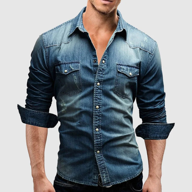 Drune | Denim Hemd für Männer