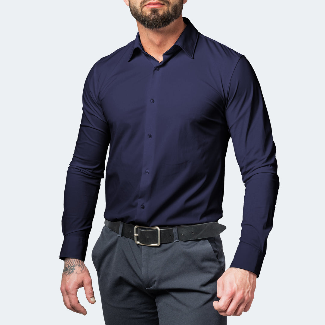 Drune | Komfort-Hemd Knitterfreier Stretch