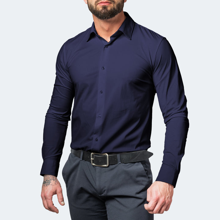 Drune | Komfort-Hemd Knitterfreier Stretch