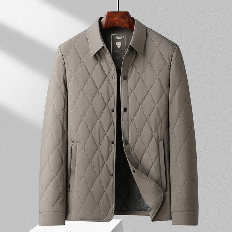 Drune | Gestepptes Jacket Gerade Geschnittene Knopfleiste Jacke