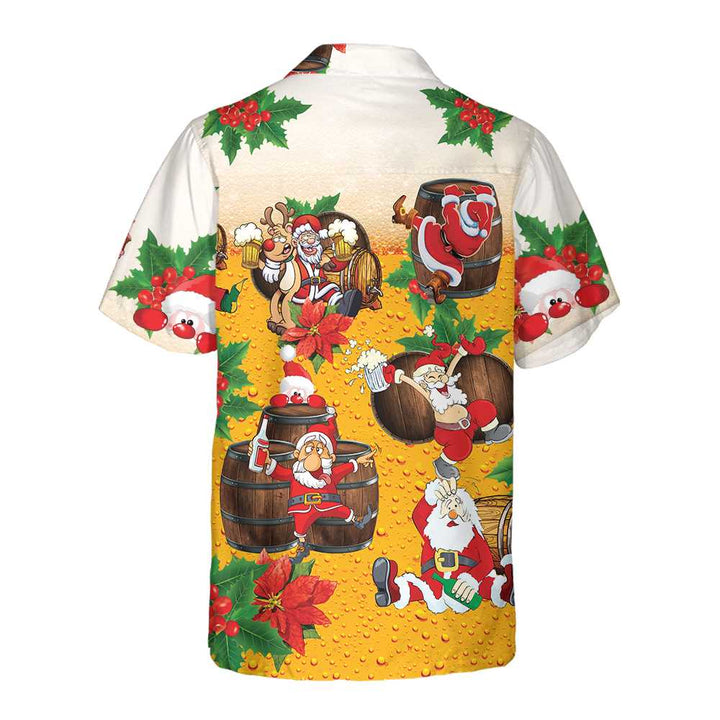 Drune | Lieber Weihnachtsmann, hier ist dein Bier Weihnachts-Hawaiian-Shirt, lustiges Weihnachtsmann-Shirt, das beste Geschenk für Weihnachten