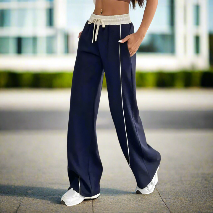 Drune | Jogginghose mit weitem Bein und verstellbarem Bund