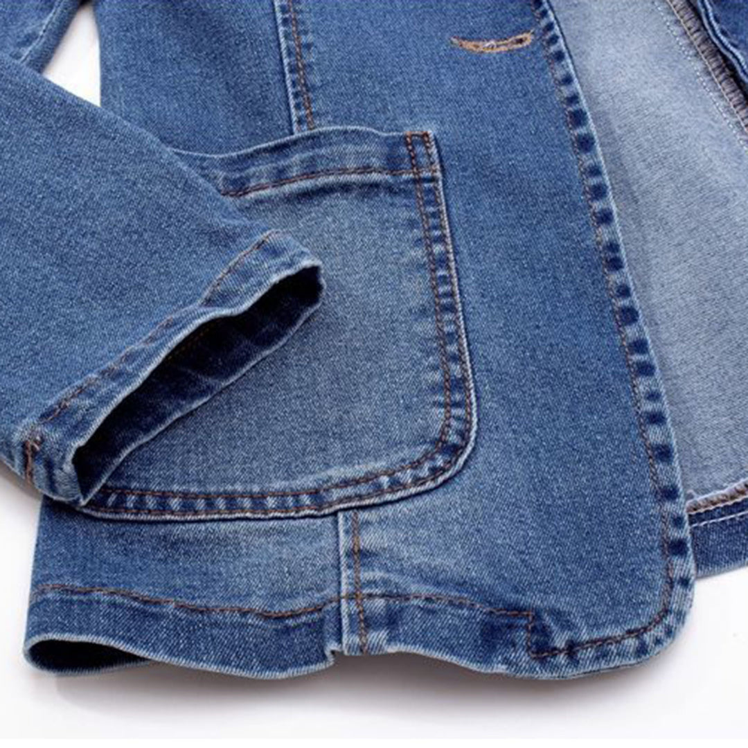 Drune | Blazer Lässiger Lockere Passform Einreiher Blazerjacke für Damen