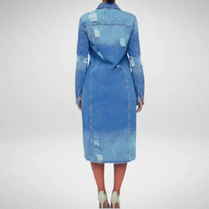 Drune | Trenchcoat Stilvoller Longline-Trenchcoat für den Alltag