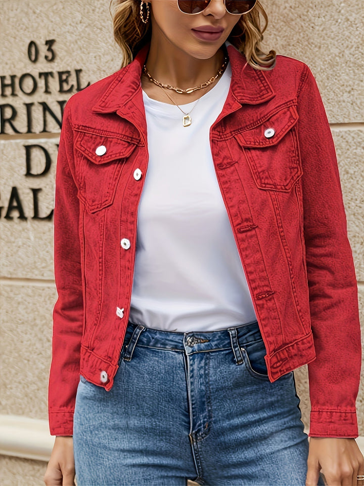 Drune | Jacke Slim Fit Damenjacke mit Klassischer Knopfleiste