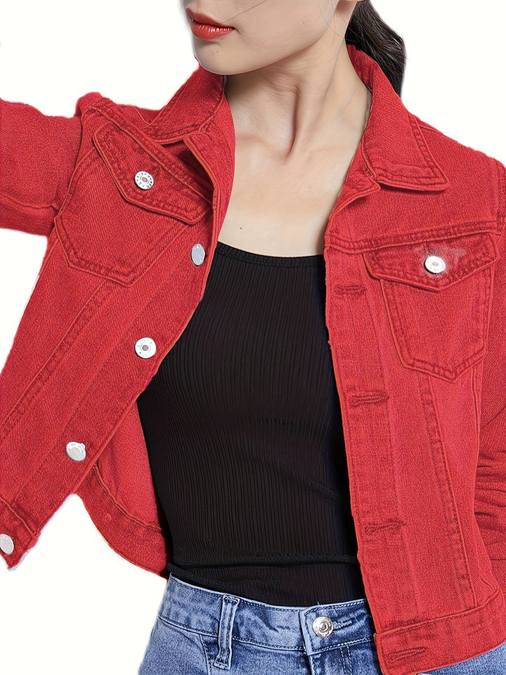 Drune | Jacke Slim Fit Damenjacke mit Klassischer Knopfleiste