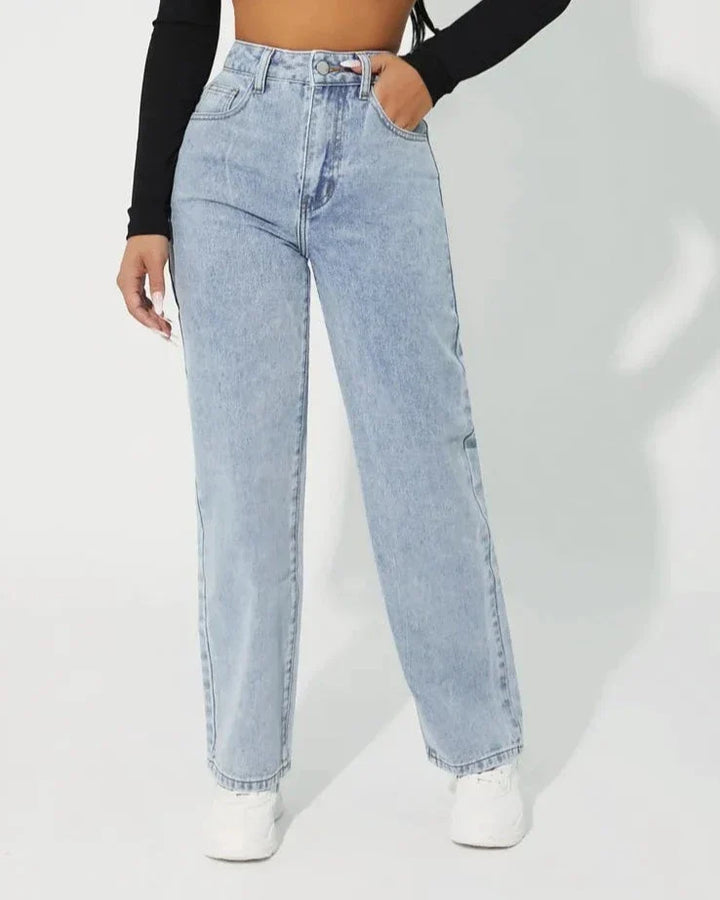 Drune | Hochtaillierte Denim Jeans