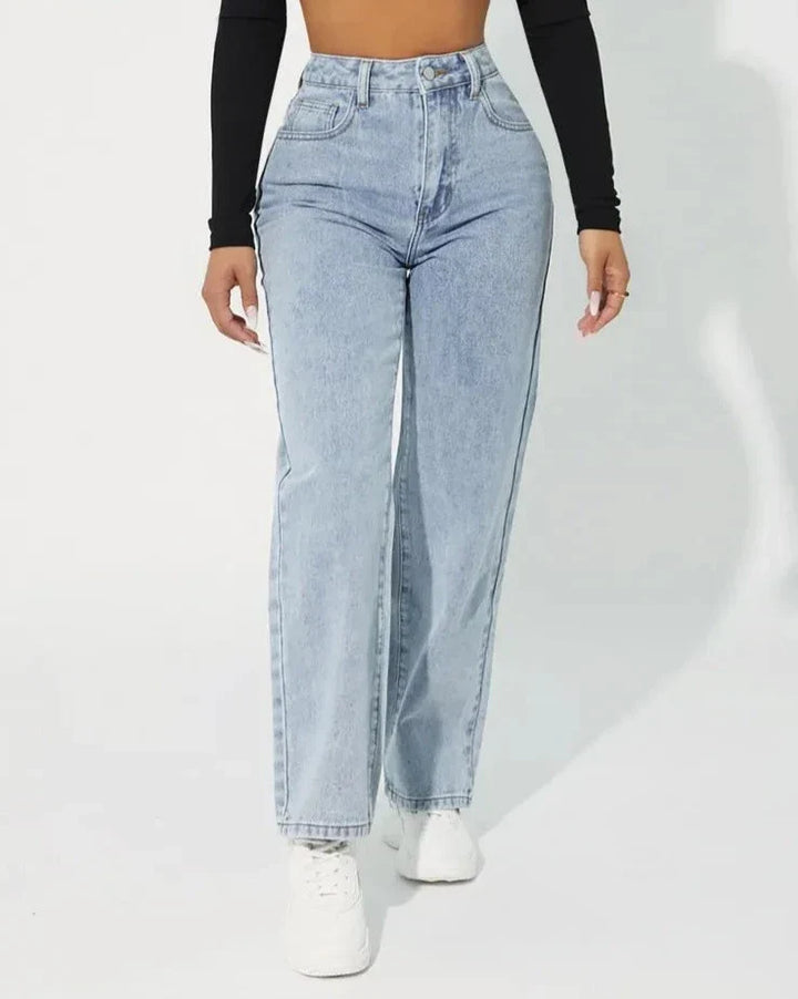 Drune | Hochtaillierte Denim Jeans