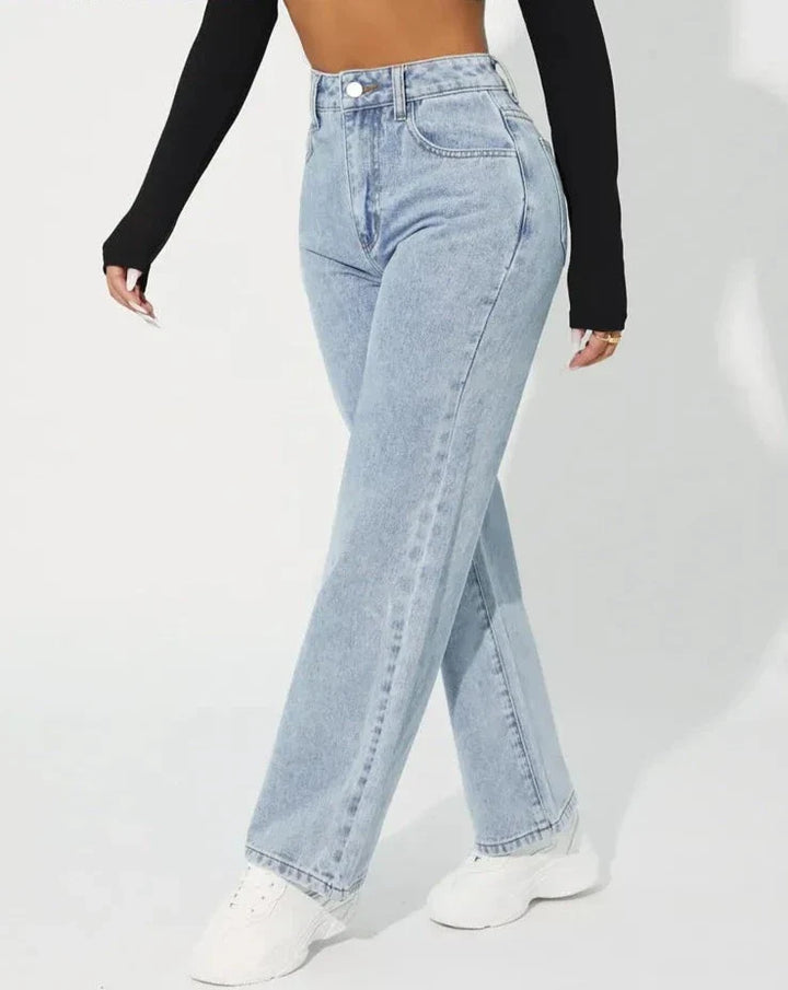 Drune | Hochtaillierte Denim Jeans