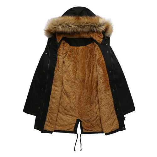 Drune | Winterparka mit Kunstfell und Teddy-Fütterung
