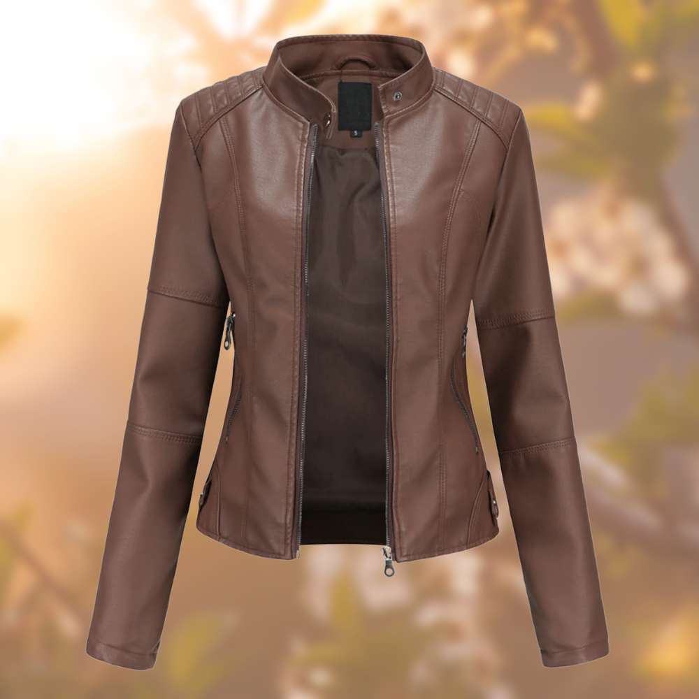 Drune | Elegante Lederjacke für Frauen