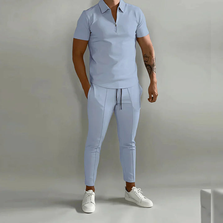 Drune- Elegantes Herren-Set bestehend aus Polo und eleganter Hose