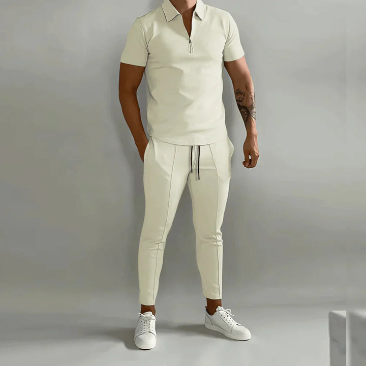 Drune- Elegantes Herren-Set bestehend aus Polo und eleganter Hose