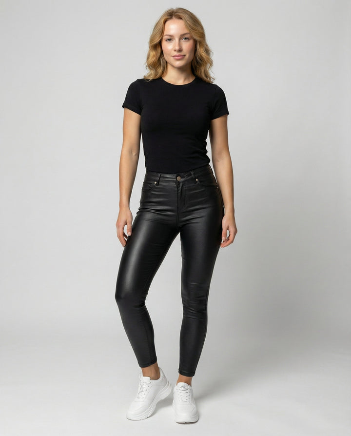 Elegante Bequeme Stoffhose Damen Drune