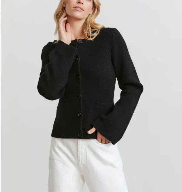 Drune | Cardigan Chic in Elfenbein Einfach und Bequem