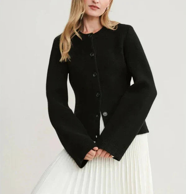 Drune | Cardigan Chic in Elfenbein Einfach und Bequem