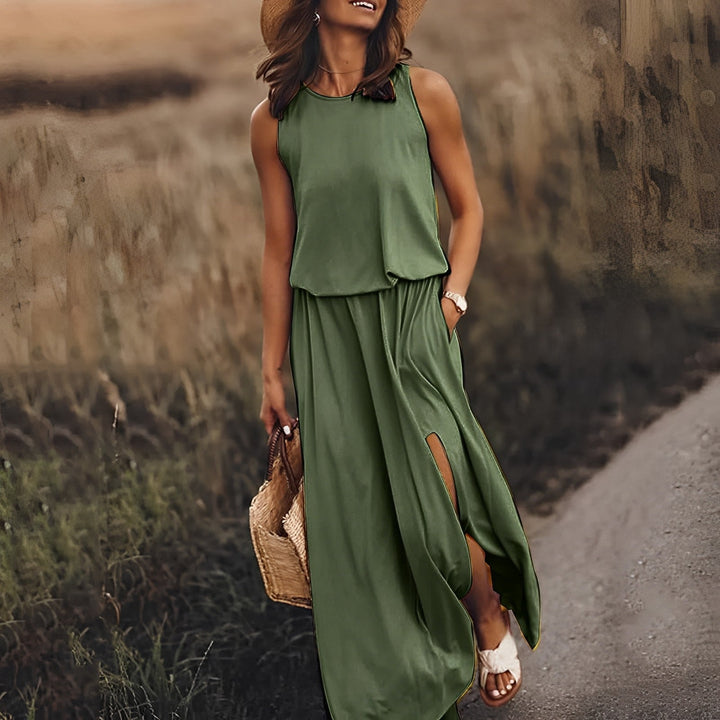 Drune | Lumoava farbenfrohes Kleid: Stylisches Aussehen