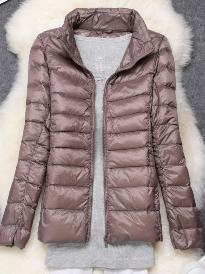 Drune | Kapuze Leichtgewicht Pufferjacke Winterjacken Damen