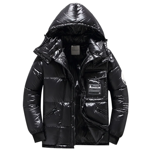 Drune | Herren Winter Steppjacke mit Kapuze