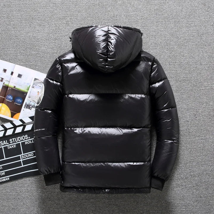 Drune | Herren Winter Steppjacke mit Kapuze