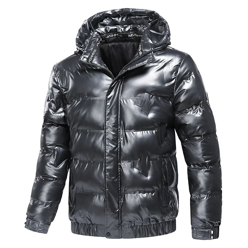 Drune | Elegante Steppjacke mit Kapuze für Herren Winter