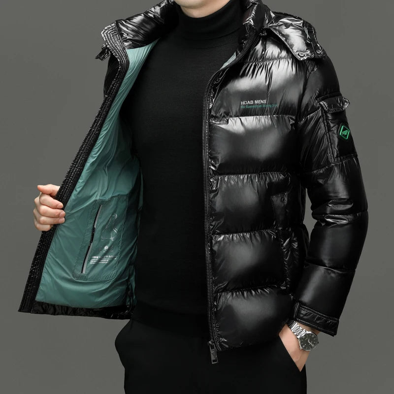Drune | Elegante Daunenjacke für Herren Mit langen Ärmeln