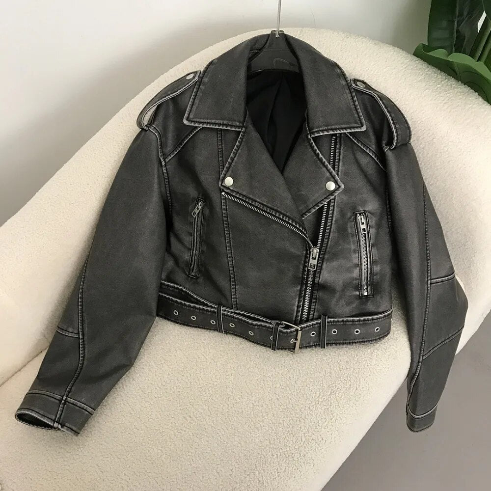 Drune | elegante Lederjacke für den Frühling
