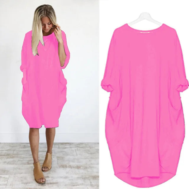 Drune | Bequemes Bauchbedeckendes Kleid