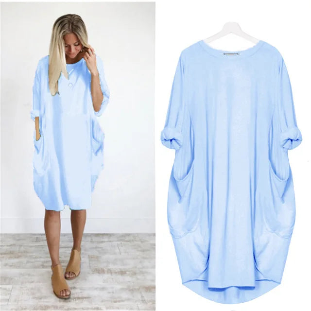 Drune | Bequemes Bauchbedeckendes Kleid