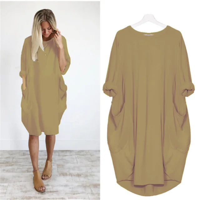 Drune | Bequemes Bauchbedeckendes Kleid