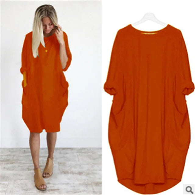 Drune | Bequemes Bauchbedeckendes Kleid