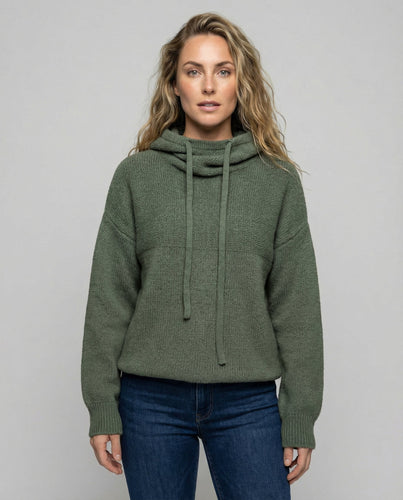 Lässiger, stilvoller Pullover mit Stapelkragen | Drune