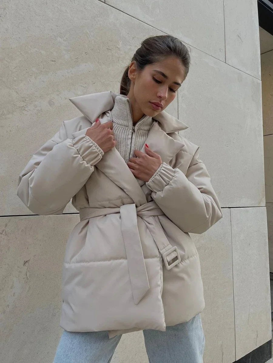 Drune | Damen Gürteltaschen Winterjacke